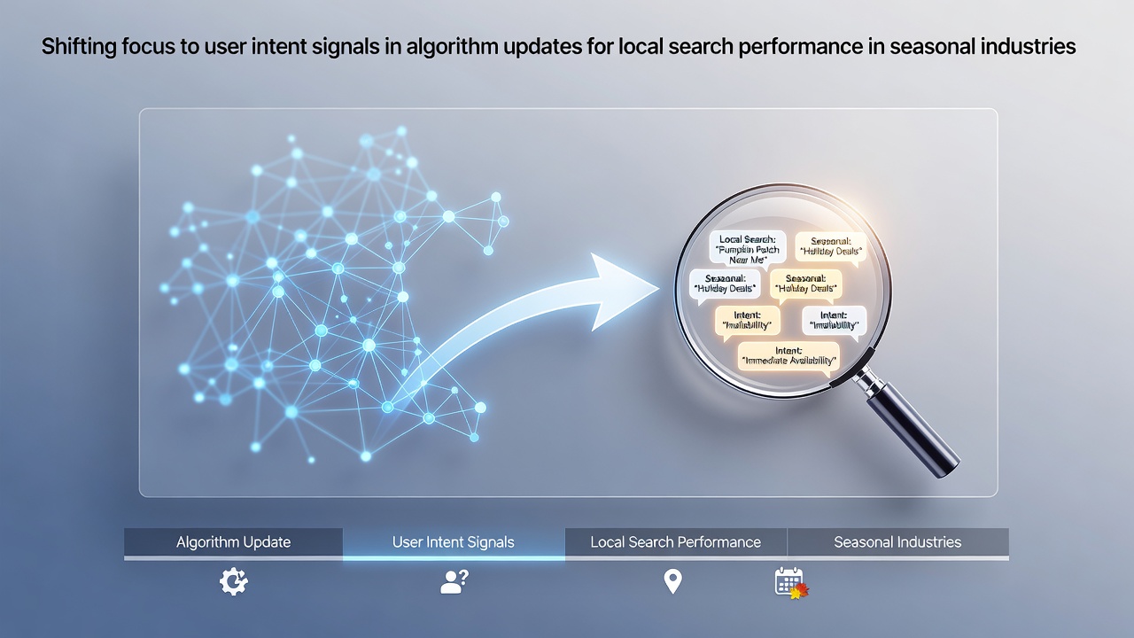 Shifting Focus to User Intent Signals in Algorithm Updates for Local Search Performance in Seasonal Industries